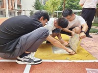 苏州工业园区星湾学校南教学楼南侧庭院改造塑胶检测公示